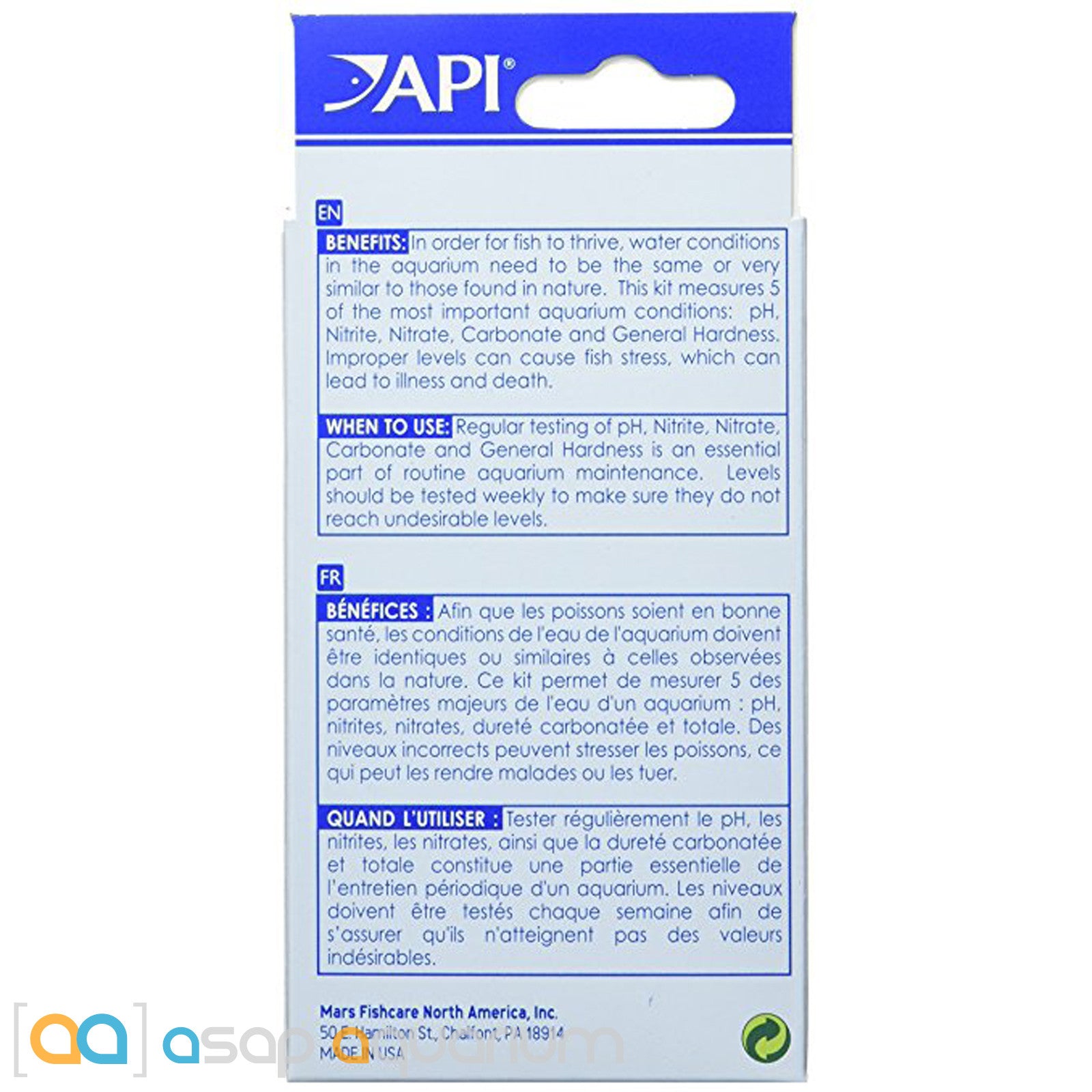 Api 5 in fashion 1 aquarium test strips